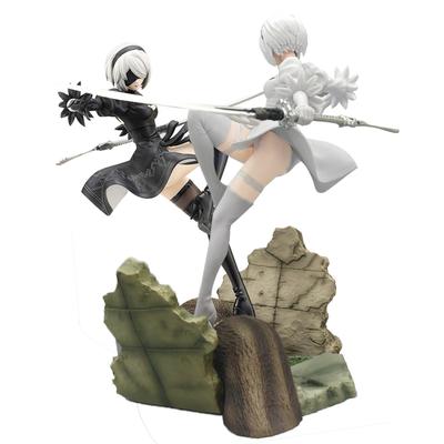 Nier Anime 2B Figure 2B Yorha No.2 Type B Action Figure Model Warrior Statue Collection Ornament Cartoon Model Toy Anime Gifts
