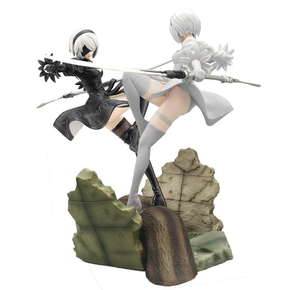 Nier Anime 2B figure 2B Yorha No.2 Type B action Figure Model Warrior statue Collection Ornament Cartoon Model Toy Anime Gifts