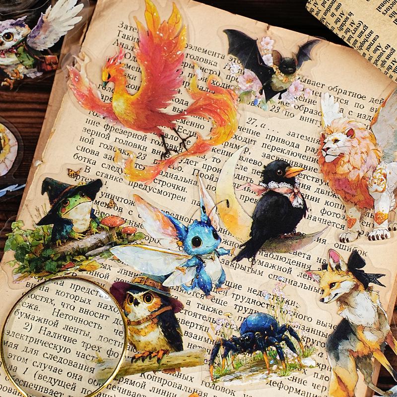 Yi Niao PET Magic Theme Sticker Pack - 15 Decorative Sheets