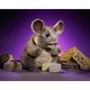 Folkmanis Gray Mouse Hand Puppet. Gray, Brown, Beige. One Size.