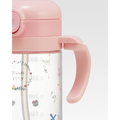 skater baby straw mug folding handle & shoulder type 2way type 370ml sanrio kitty recommended for ages 1 and up kshw2n-a