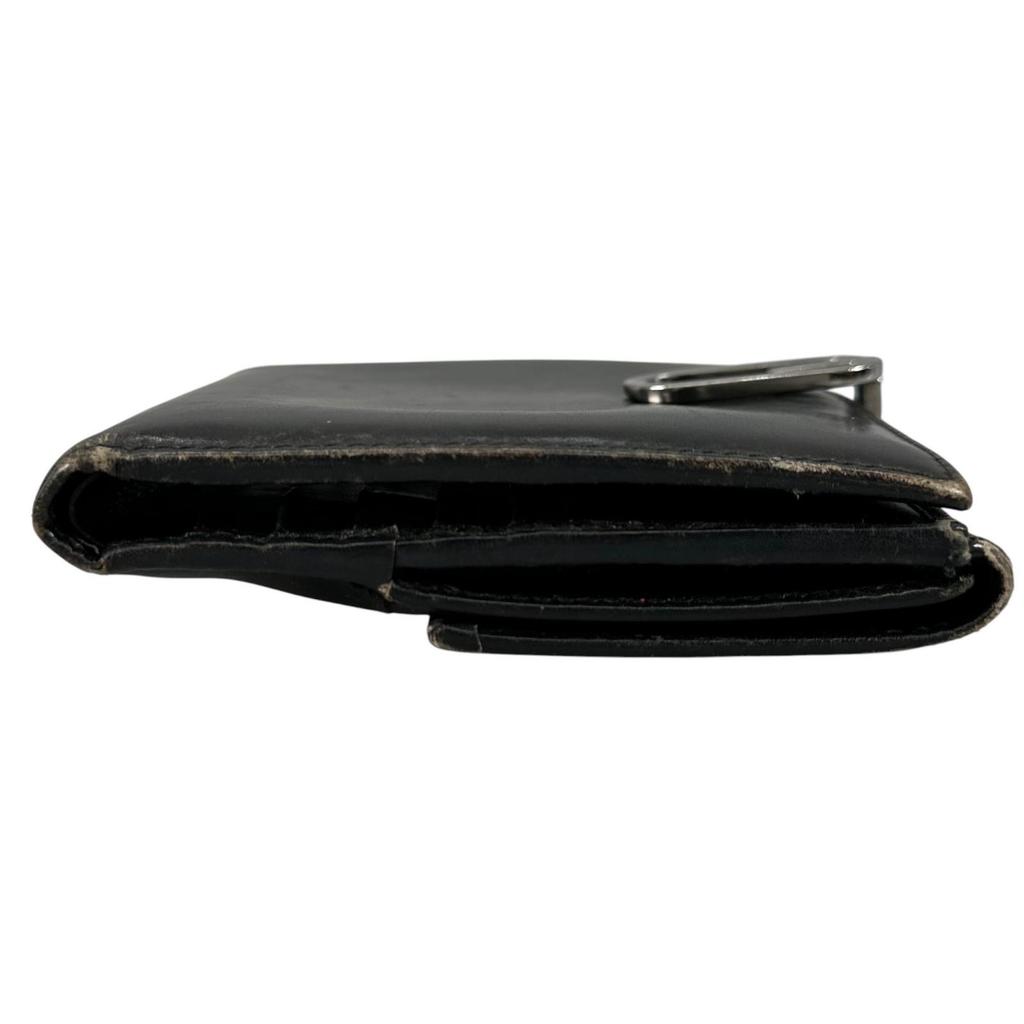 GUCCI Bifold Wallet black mens used