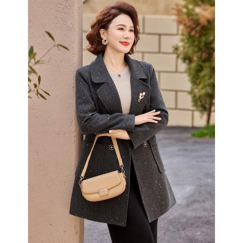 Elegant Women's Mid-Length Spring Coat