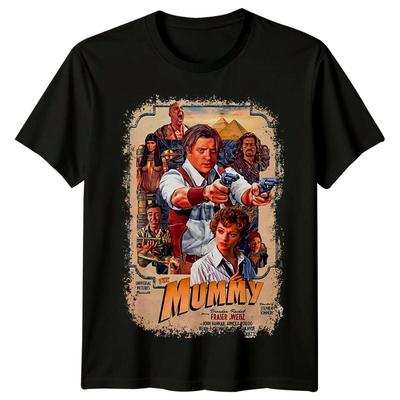 La Momia (1999) Camiseta Inspirada en Póster de Película Retro Años 80