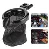 Motorcycle Handlebar Cup Holder, Drink Basket, Mesh Brake Cup Holder, Compatible with Honda Gold Wing GL1500 (7/8-inch, Black)