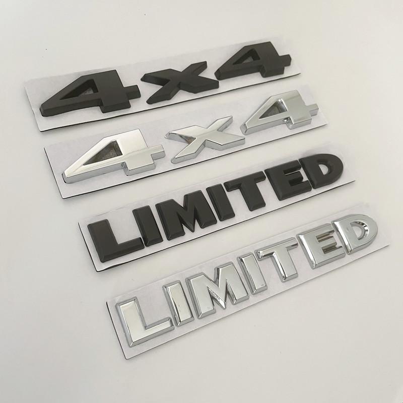 3D Metal Car Trunk Badge Stickers For Jeep 4X4 Limited Letters Emblem Logo Grand Cherokee Overland Compass Wrangler Accessories