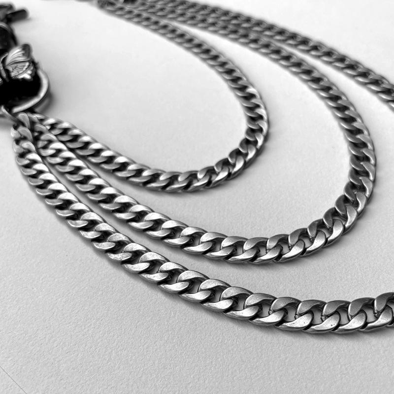 Retro Multi-Layer Hip-Hop Butterfly Waist Chain - Unisex Trendy Pants Accessory
