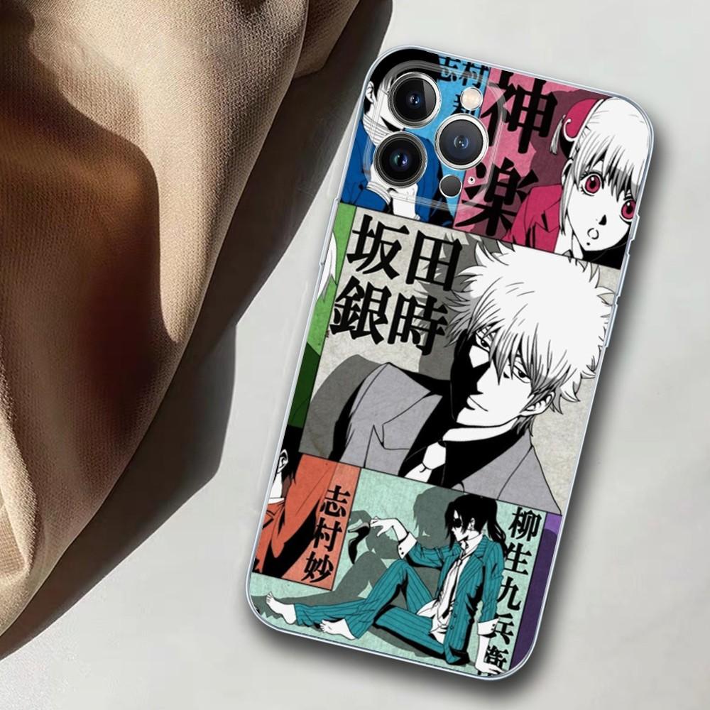 GINTAMA Phone Case For iPhone 14 11 12 13 Mini Pro XS Max Cover 6 7 8 Plus X XR SE 2020 Funda Shell