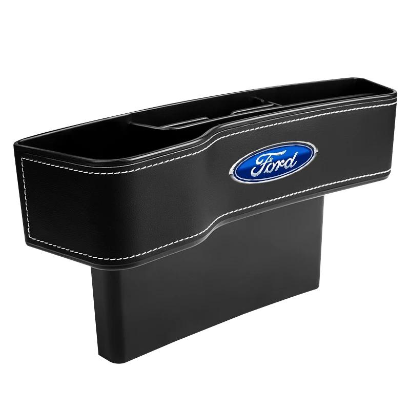 

Car Seat Side Storage Pocket For Car Seat Gap Filler Organizer Box For Ford Ranger Focus Kuga Mustang SMAX Transit Mondeo Fusion