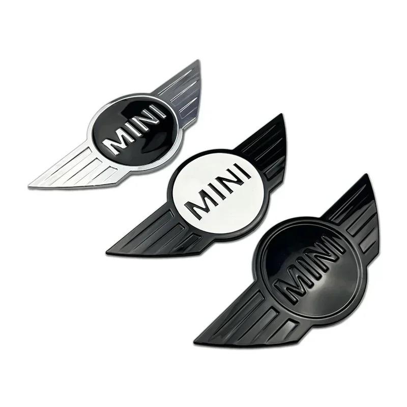 15.1x6.5cm Cache Emblème Arrière Avant pour Voiture pour MINI JCW F54 F55 F56 F60 R50 R52 R53 R56 R57 R58 R60 CLUBMAN COUNTRYMAN Emblème qclyn77