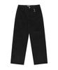 WACKY WILLY Women'S Corduroy Semi-Wide Pants Black