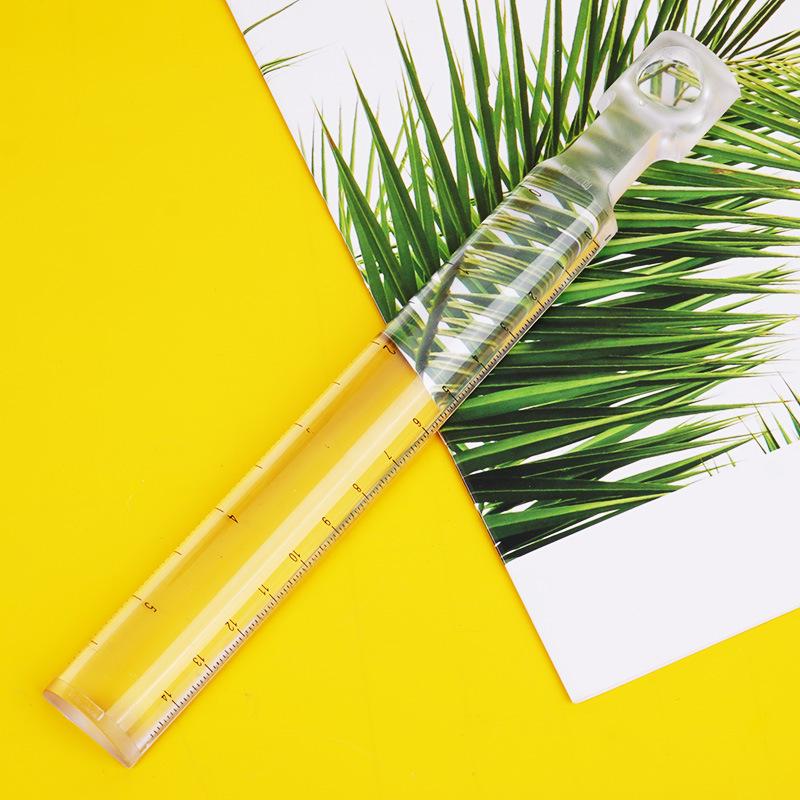 10x Ruler Magnifying Glass with High-Definition Optical Lens for Reading and Office Use