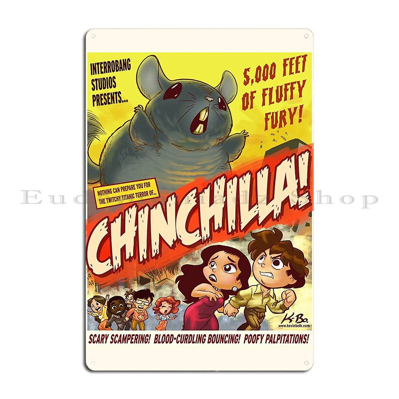 Got Dust Funny Chinchilla Metal Sign Cinema Kitchen Wall Cave Kitchen Design Chinchilla Tin Sign Poster