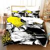 Anime Tokyo Avengers 3D Print Bedding Set Soft Duvet Cover Queen King Size Home Textile for Girl Kids