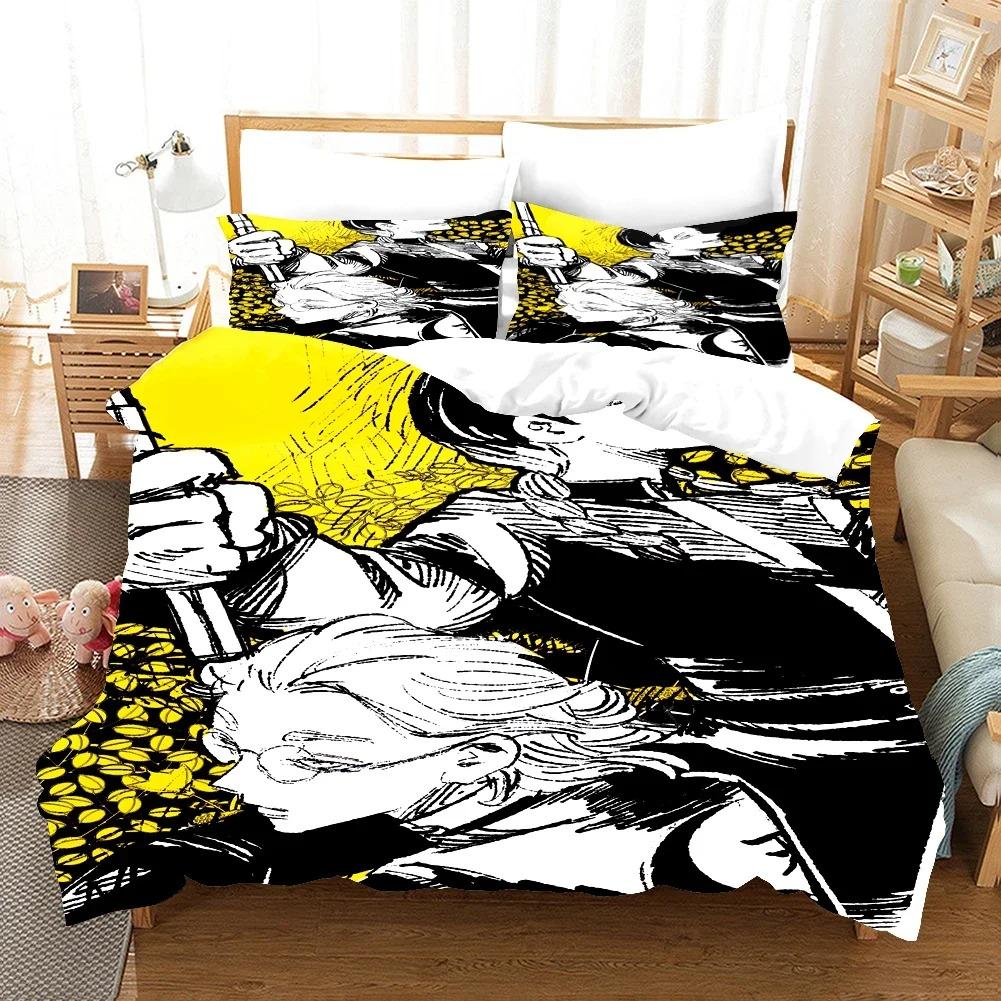 Anime Tokyo Avengers 3D Print Bedding Set Soft Duvet Cover Queen King Size Home Textile for Girl Kids