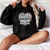 Heart & Letter Winter Hoodie - Loose Fit, Long Sleeve, Fashion Pullover