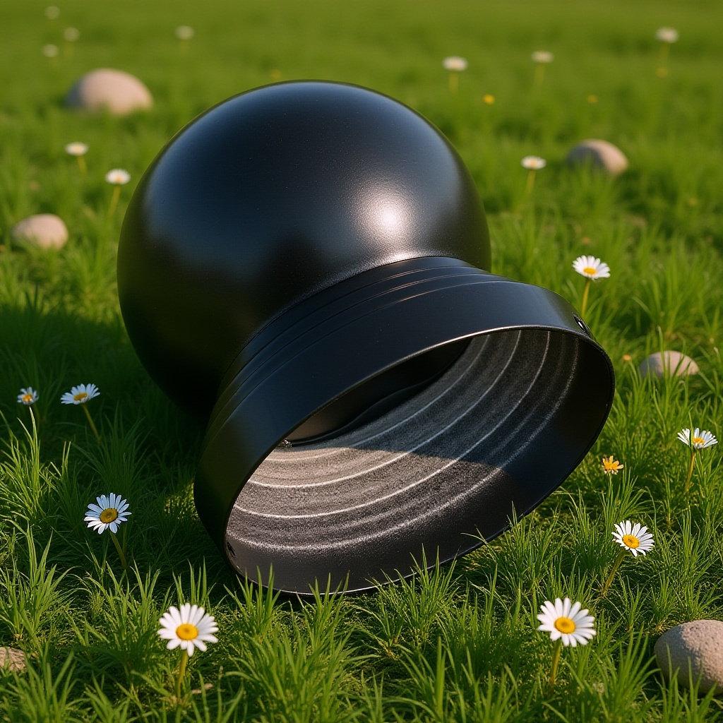 Black 76Mm Metal Ball Top Post Cap Decorative Fence Caps Perfect for Gate Posts Railings Stair Handrails and Outdoor Post