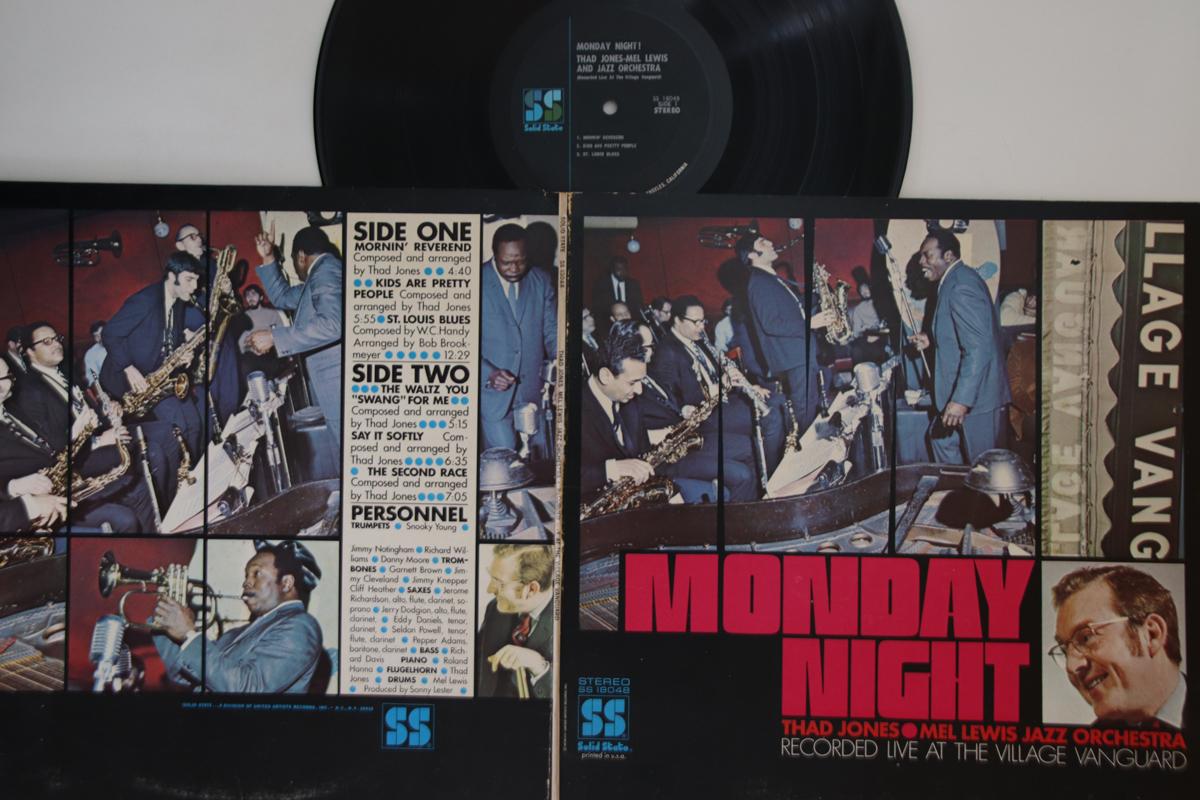 

LP Record THAD JONES, MEL LEWIS - Monday Night SS18048 SOLID STATE 1969 US Jazz Used