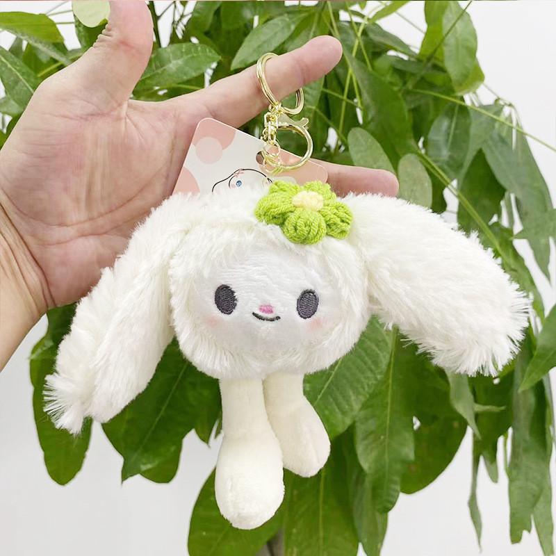 Rabbit Plush Fancy Keychain Doll With Charming Colors Perfect For Girls Backpack Use