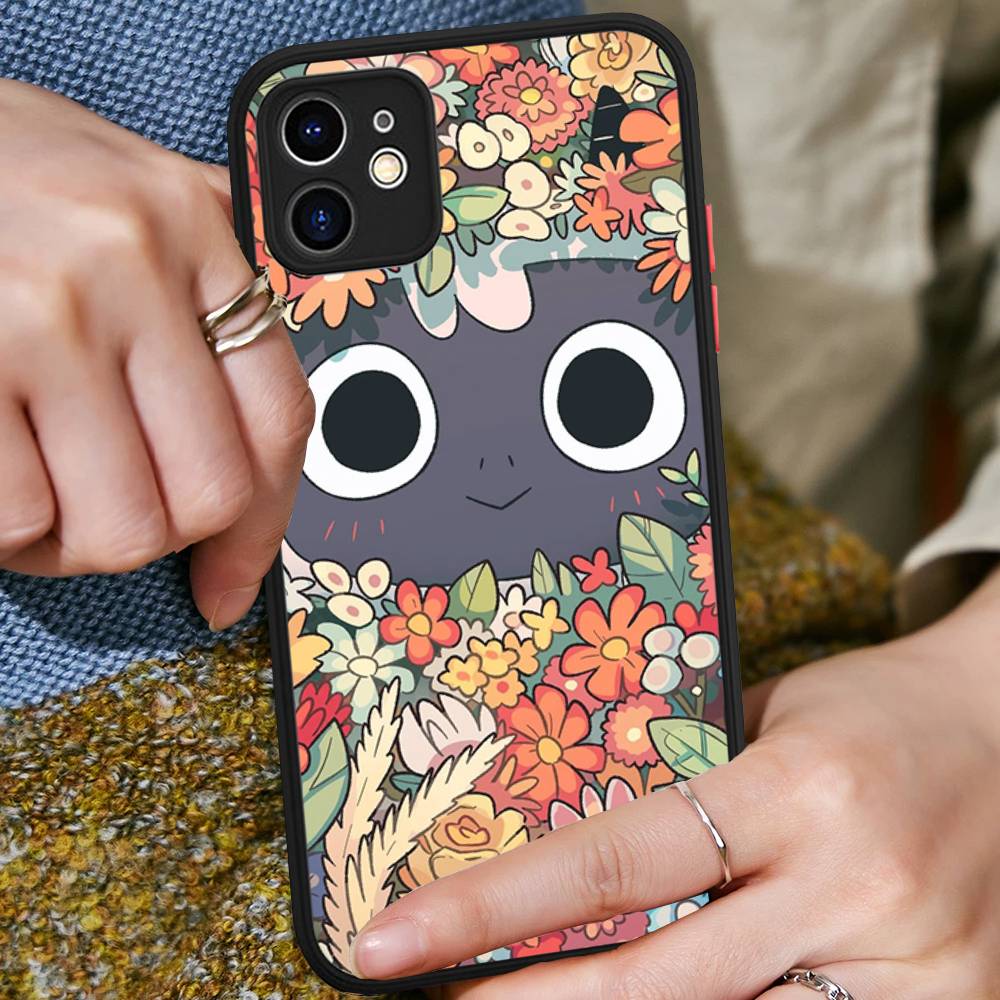 

C-Cult of The Lamb Game Silicone Case For iPhone 16 15 14 13 12 11 Pro Max Plus X XS MAX Shockproof Matte Cover iphone 15 plus