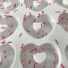 Creative 9 Lattice Silicone Love Cake Mold Household Donut Heart DIY Cake Accessories Kitchen Biscuit Pastry Manual Baking Mould