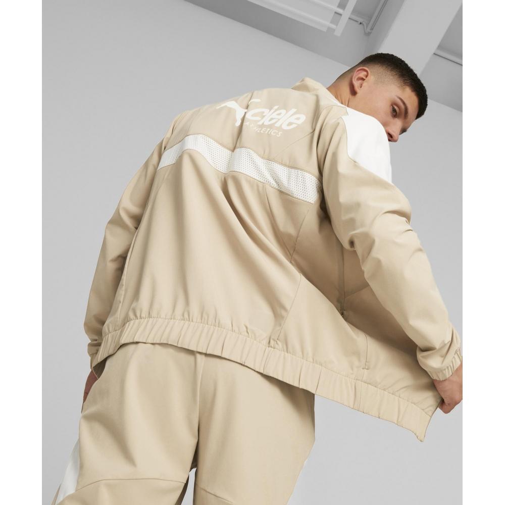 Puma Xcelle Woven Tracksuit Jacket   Beige  523424 89