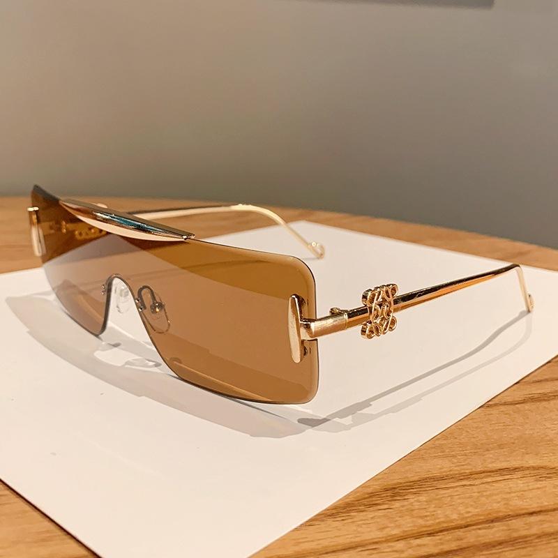 JYL TS Sunglasses Polygon Large Frame UV/90349 B-497 светлый орхидеи