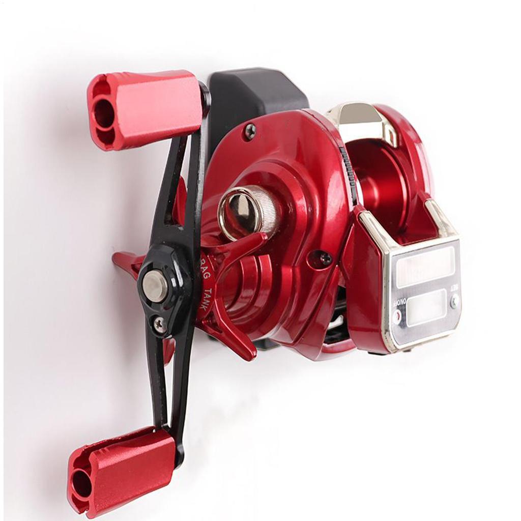 Fishing Reel Rack Wall Mount Reel Storage Rack Fishing Accessories Storage Organizer with Screws for Home Garage Organization
