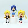 Adorable Pvc Anime Desk Figures Set 11cm Six-piece Car Decor Anime Surroundings