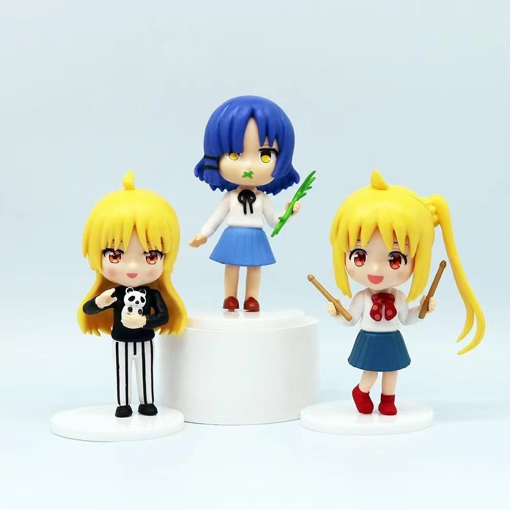 Adorable Pvc Anime Desk Figures Set 11cm Six-piece Car Decor Anime Surroundings