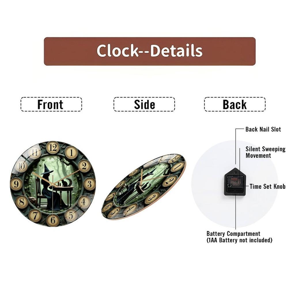 Large 12 Inch Round Wall Clock Democratizing Access to Stylish Home Accessories