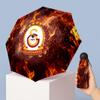 Galatasaray FC Mini 5 Fold Pocket Umbrella Compact Lightweight Anti UV Rain Sun Protection Umbrella Portable Travel Umbrella
