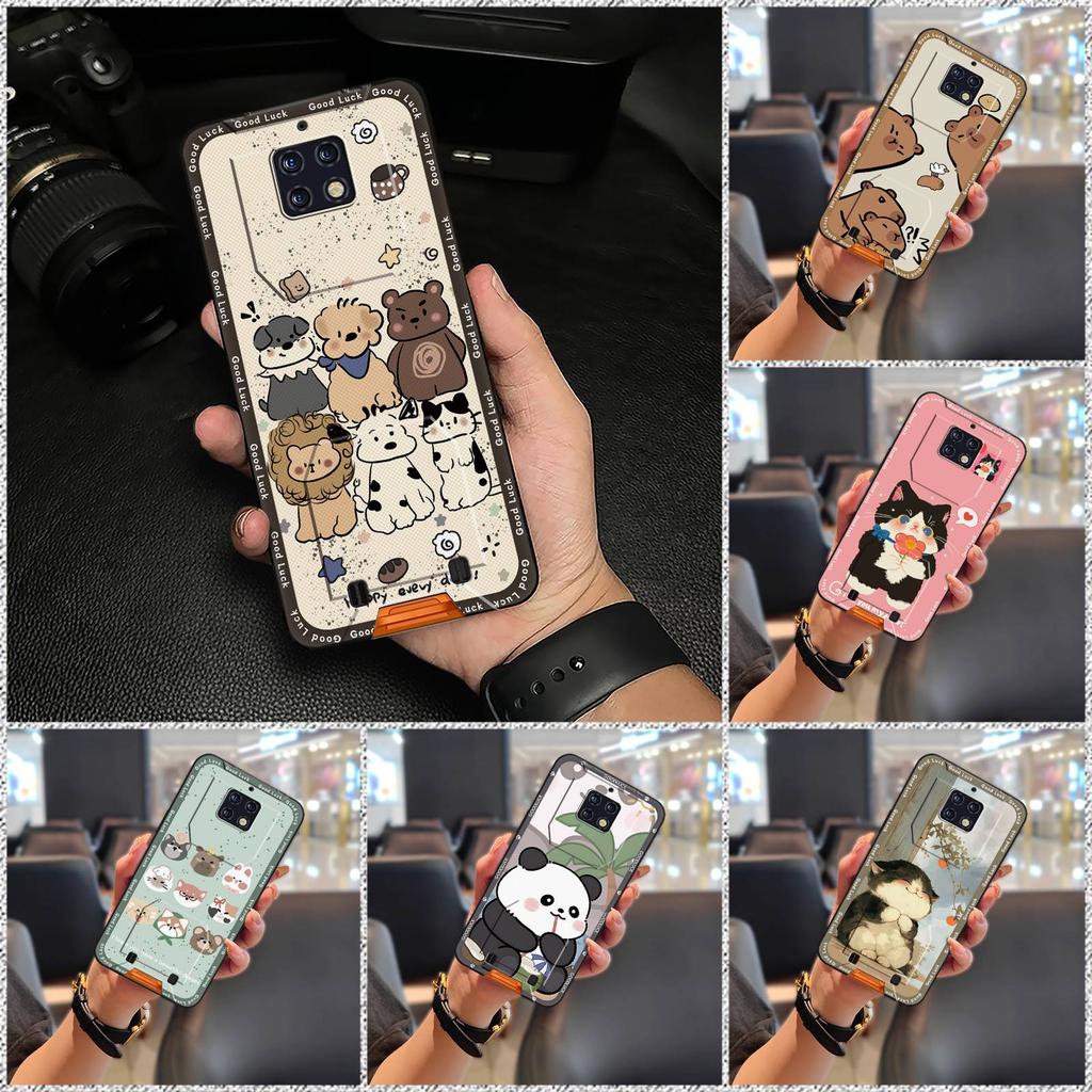 Back Cover Anti-dust Phone Case For Oukitel WP6 Protective TPU Fashion Design Shockproof Cartoon Soft Case Graffiti Cute