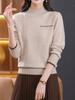 Fashion Loose Cashmere Women Sweater Autumn Winter Soft Warm Long Sleeve Solid Jumper Knitted Sweaters for Female Pullover Tops