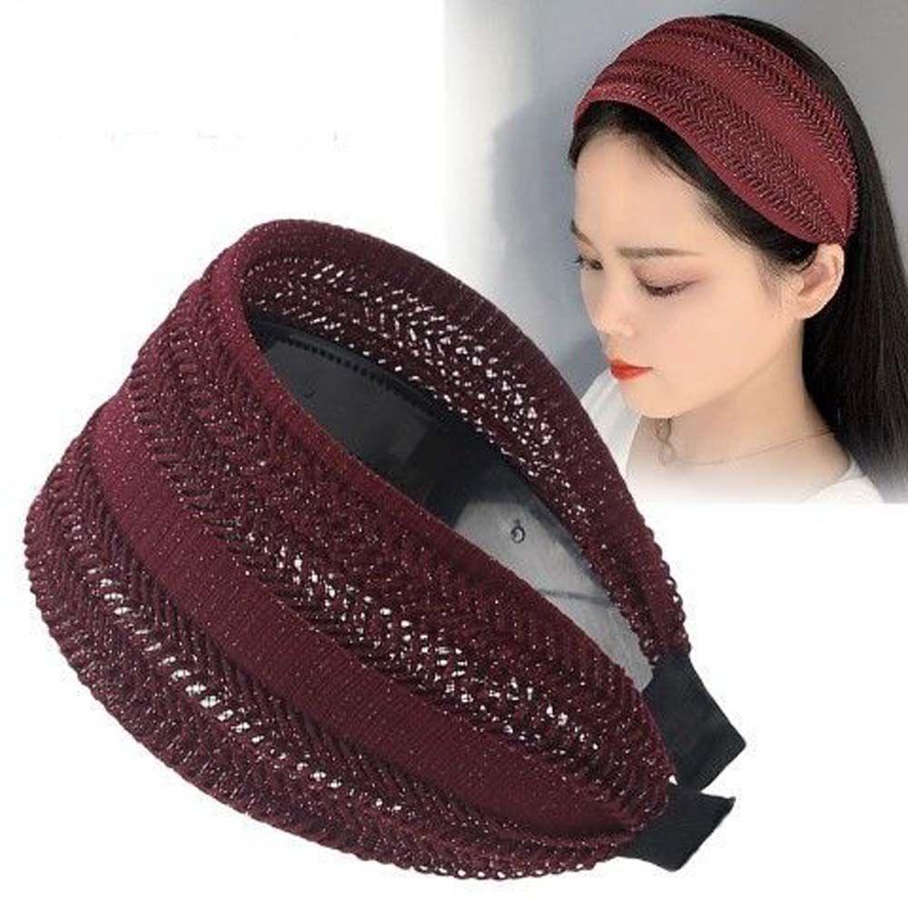 Hollow Non Slip For Girls Wash Face Lace Hairbands Women Hair Hoop Headband Korean Head Wrap