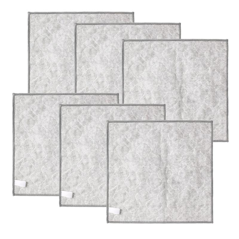 6PCS Kitchen Dish Cleaning Towel for Efficient Dish Washing Surfaces Wiping and Liquid Absorption Dish Cloth 1
