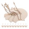 A Top Quality Cutouts For Unfinished Wooden Bird Shapes Natural Slices Diy Wood Crafts Painting Hanging Bird Ornaments With Jute