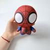 Nouveau Mignon Spiderman Deadpool Porte-clés Peluche Mignon Super-héros Poupée en Peluche Figure Douce Décoration de Bureau Maison Cadeau Collectionnable pour Fans de Films BD Marvel