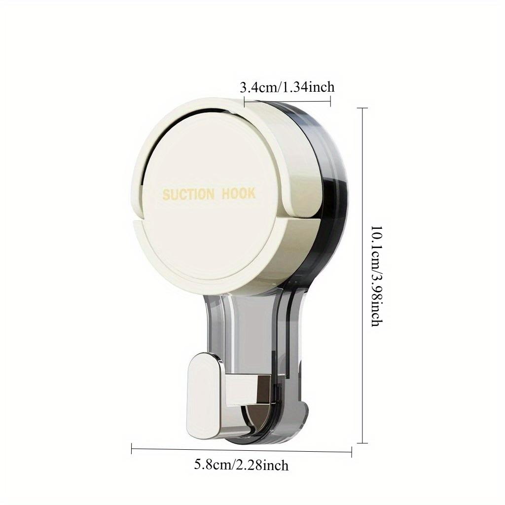 Suction Hooks Strong Vacuum Power Traceless No-Drilling Adhesive Hooks for Home Bathroom Kitchen Door Back and Toilet Area