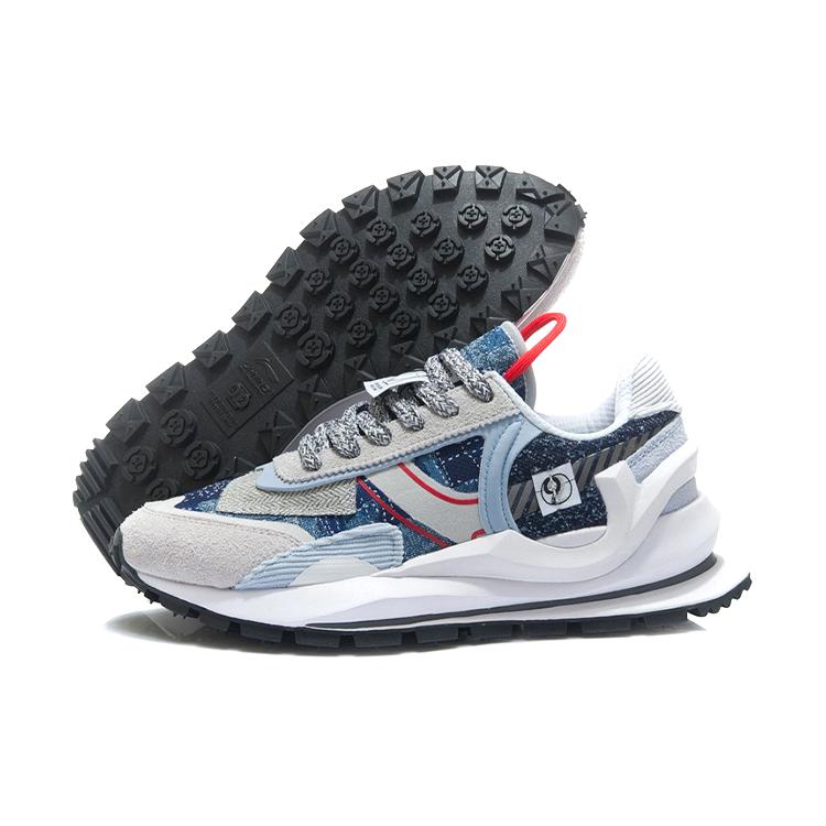 Li Ning Cushioning Slip Resistant Abrasion Resistant Breathable Lightweight Low top Running Shoes Men's Shadow Gray AGCR047-6