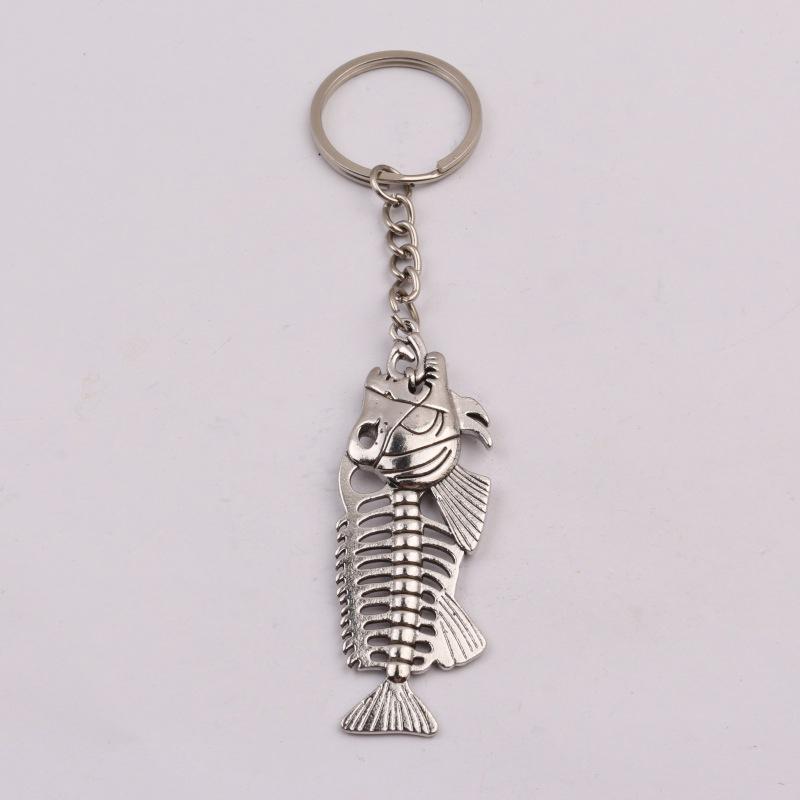 

Сплав Кулон Риб ячий хребет Брелок Неоготичні Тварини Брелоки Для Чоловіків Жінок Підвіски Прикраса для Автомобіля Рюкзака Кільце для Ключів Подарунки