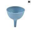 Silicone Large Diameter Funnel Bottle Funnel Filter Separator Funnel Oil Pot Funnel Silicone Funnel Empty Bottle Packing Tool