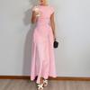 2026 Damenmode Französisch Reine Begierde Elegant Einfarbig Rückenfrei Schlankes Kleid
