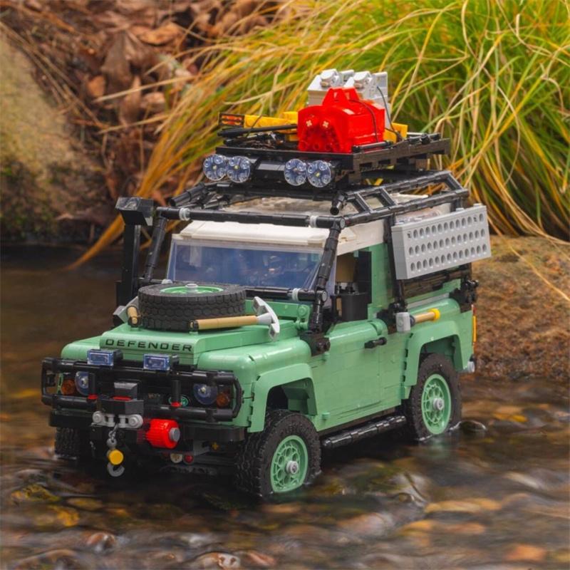 2339parts High-tech Car Lands SUV Rover Defender 90 Compatible Bricks Model Buiding Project for Adults Toy Vehicles Models