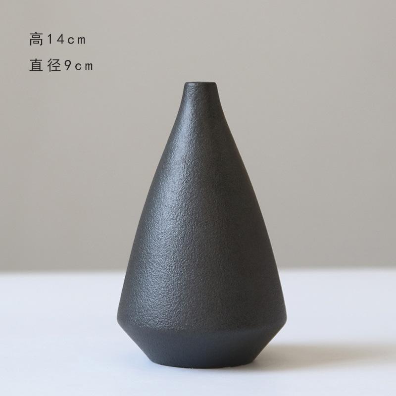 Morandi Color Ceramic Vase, Nordic Ins Style Flower Arrangement Container for Living Room TV Cabinet Dining Table Decor