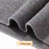 Futing Men's 100% Merino Wool Round Neck Sweater