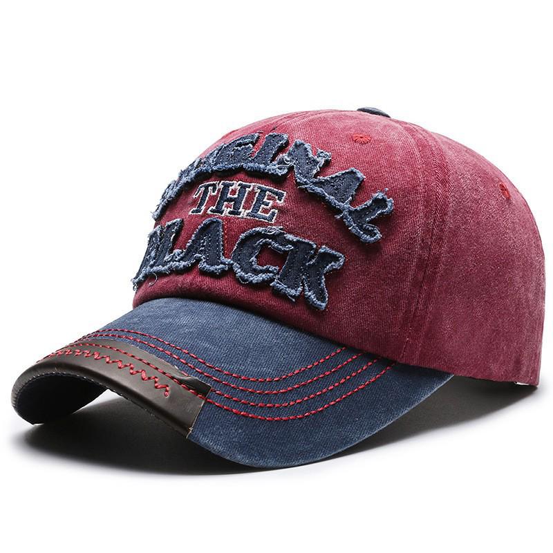 Casquette de Baseball Américaine Rétro à Visière de Canard et Calotte Souple - Lavable pour Hommes et Femmes