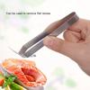 5/1Pcs Stainless Steel Fish Bone Tweezers Kitchen Chef Plucking Clamp Chicken Feather Clip Puller Remover Tongs Kitchen Tools