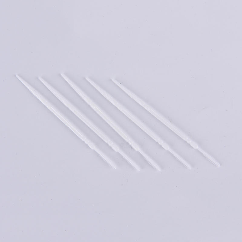 100Pcs Kunststoff Dental Picks Mundhygiene 2 Weg Interdentalbürste Zahn Pick Sp