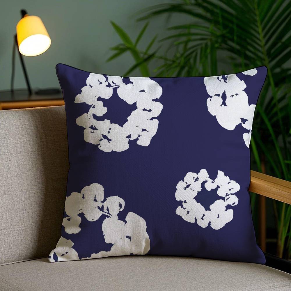 Pillow Case Luxury D-Denims T-Tears Sofa Short Plush Double-Sided Hd Printing Room Home Office Gift Cushion Cover